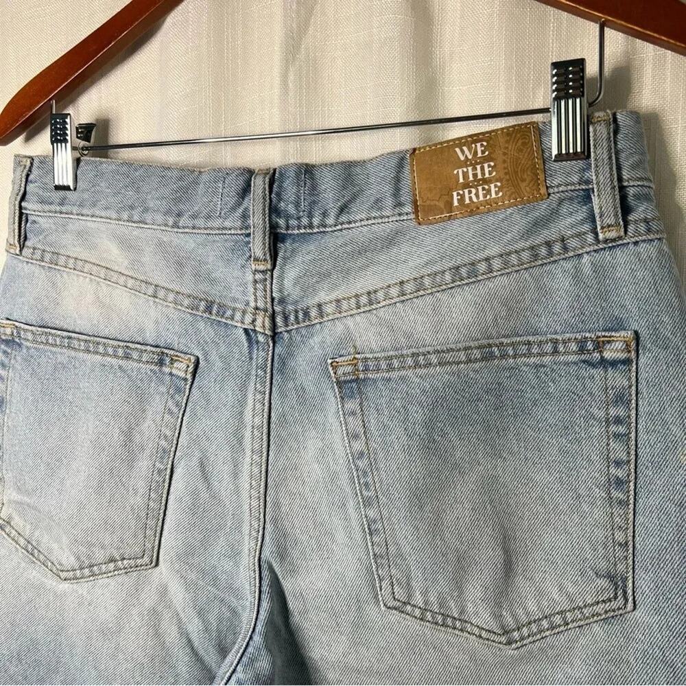 Free People We The Free 90's Short Mid Rise Jean Shorts - Picture 5 of 6